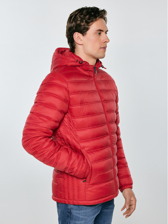 BIG STAR BIG STAR Kurtka zimowa ACARF Czerwony Basic Fit