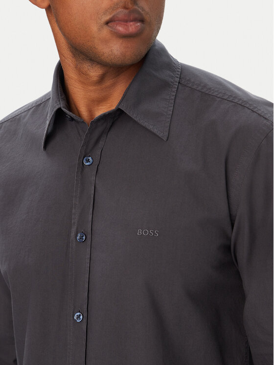 BOSS BOSS Koszula Relegant 50518304 Granatowy Regular Fit