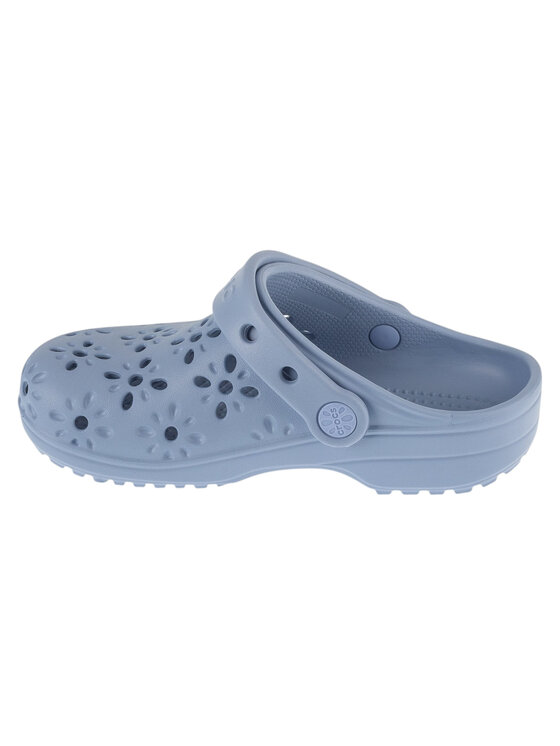 Crocs Crocs Ciabatte Classic Floral Cut Out Clog Kids Blu