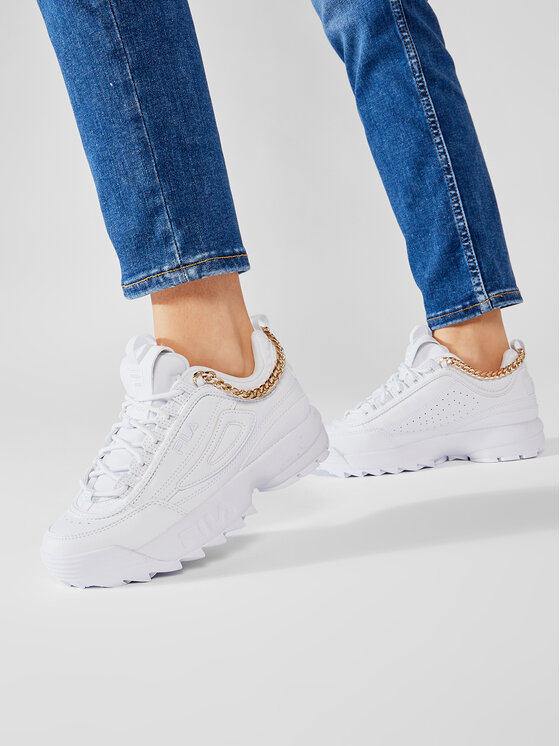 Fila Fila Αθλητικά Disruptor Chain Wmn 1011240.94T Λευκό