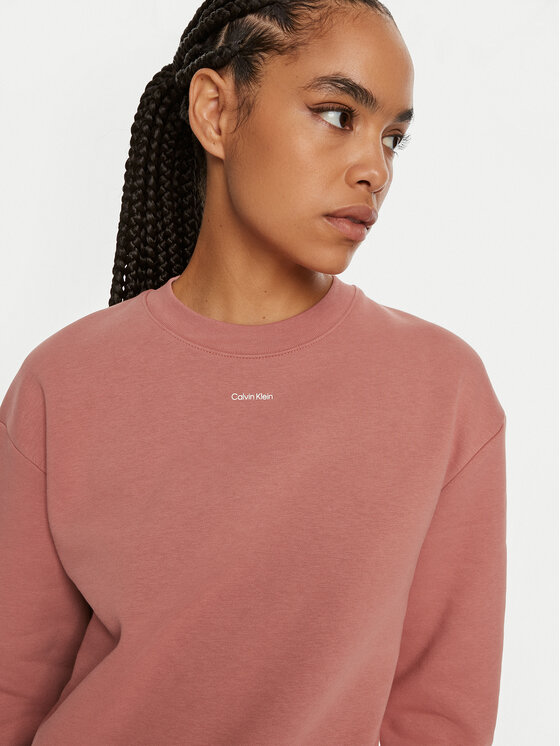 Calvin Klein Calvin Klein Pulóver Nano Logo K20K208329 Rózsaszín Regular Fit