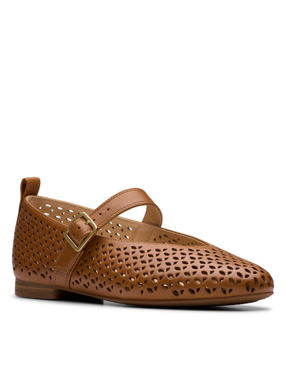 Clarks Clarks Polobotky Fawna Jane 26181228 Hnědá