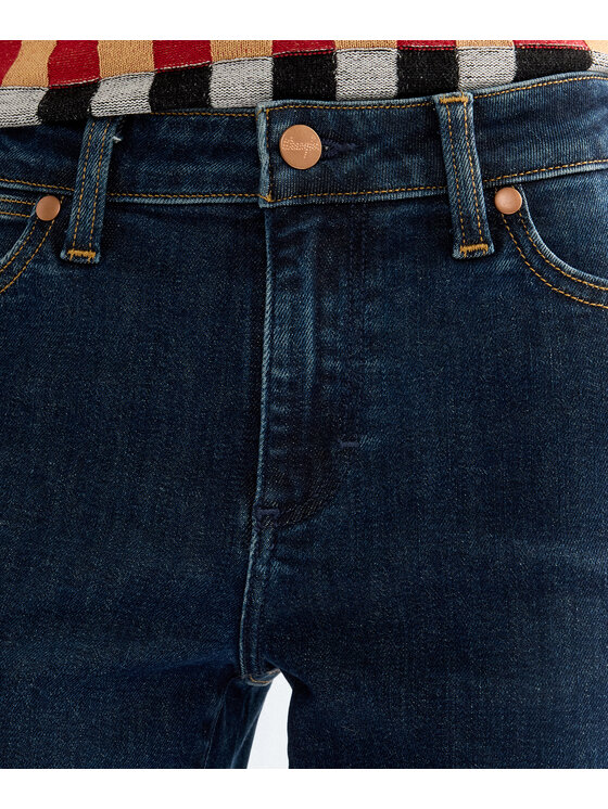 Wrangler Wrangler Jeansy 112388325 Granatowy Straight Leg