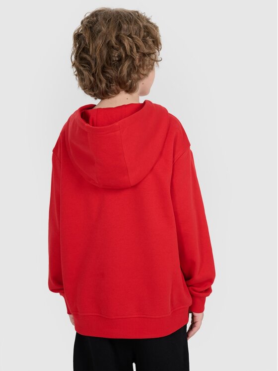 4F 4F Felpa 4FJRAW25TSWSM2490-62S Rosso Oversize