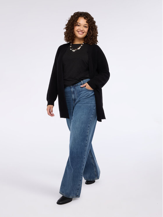 Fiorella Rubino Fiorella Rubino Maglione M054E002040N033 Nero Over Fit