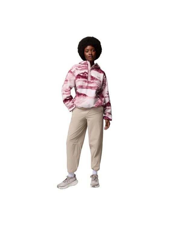 Columbia Columbia Polar Helvetia II Printed Fleece Hoodie 2098481551 Różowy Regular Fit