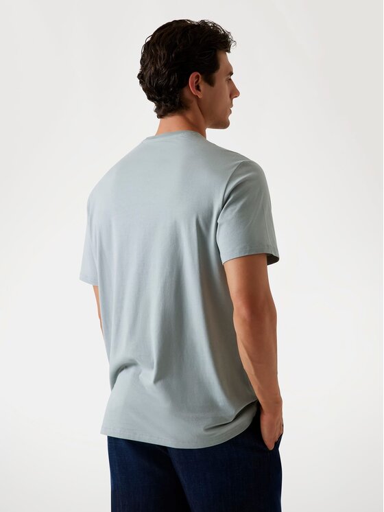 Guess Guess T-Shirt 176971 Szary Classic Fit
