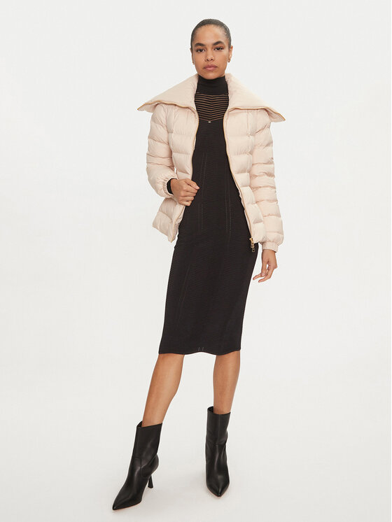 Elisabetta Franchi Elisabetta Franchi Kurtka zimowa PI-76D-46E2-V680 Écru Regular Fit