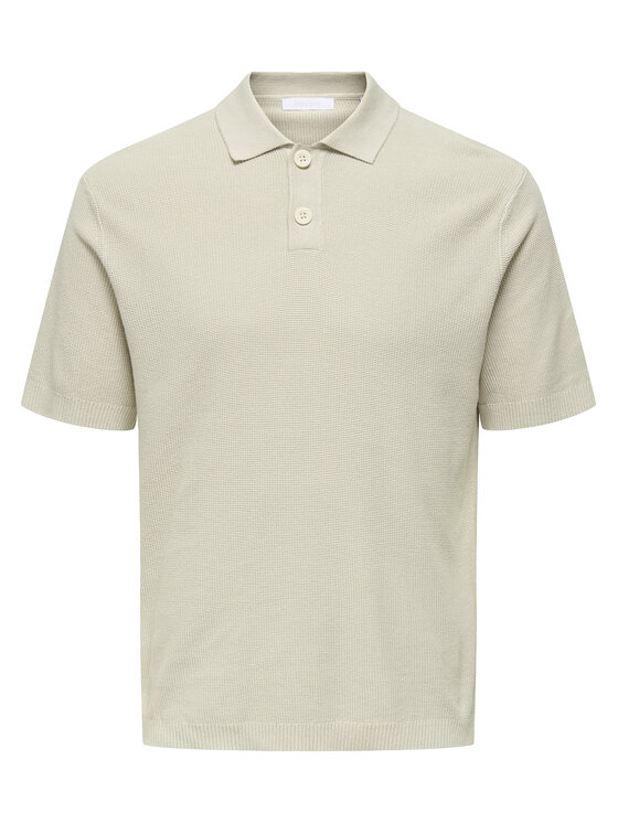 Only & Sons Only & Sons Polo marškinėliai Tony 22033571 Smėlio Regular Fit