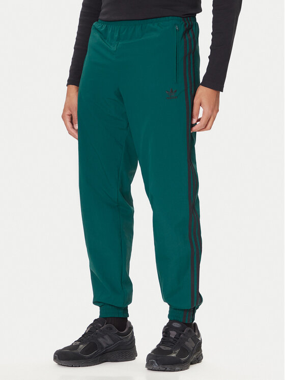 adidas adidas Sportinės kelnės adicolor Woven Firebird JY1335 Žalia Regular Fit