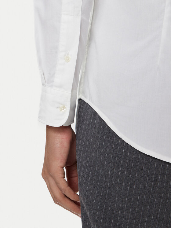 Tommy Hilfiger Tommy Hilfiger Риза MW0MW40460 Бял Slim Fit