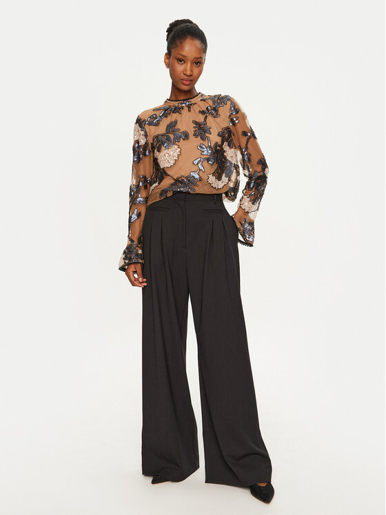 Munthe Munthe Блузка 244101124442 Коричневий Regular Fit