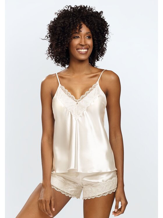 DKaren Lingerie DKaren Lingerie Komplet bielizny hawa Écru Classic Fit