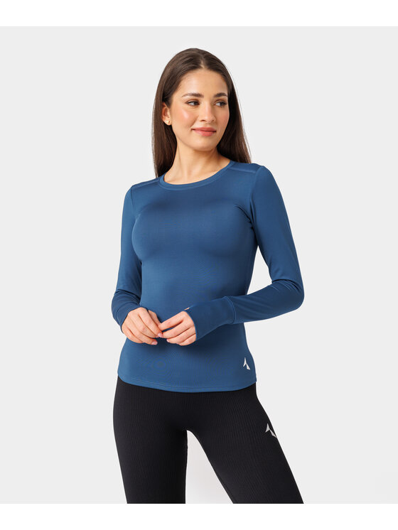 Carpatree Carpatree Top Classic longsleeve Niebieski Fitted Fit