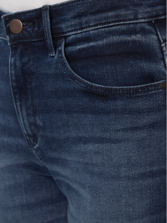 Wrangler Wrangler Jeansy Straight Christina 112342794 Granatowy Regular Fit