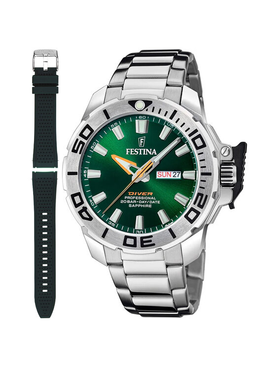 Festina Festina Hodinky F20665-2 Strieborná