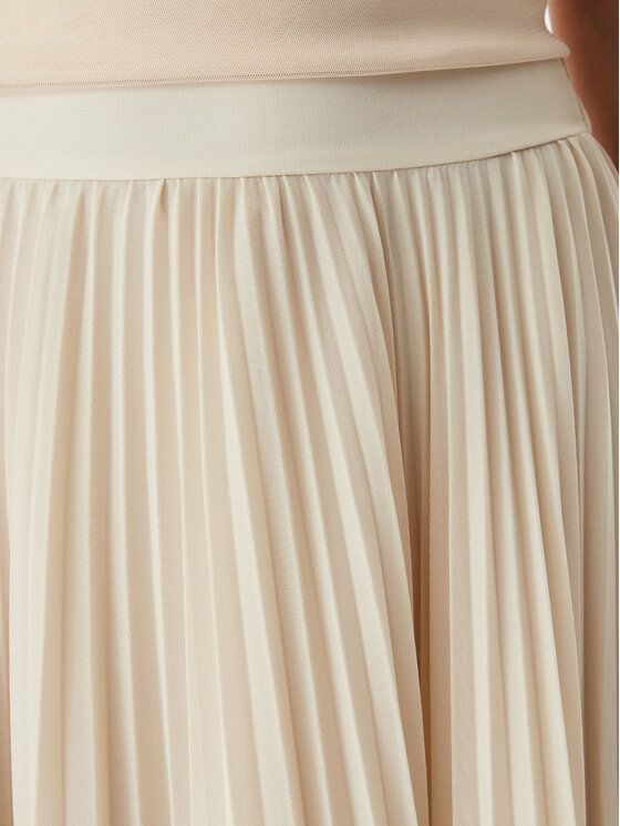 Rinascimento Rinascimento Gonna plissettata CFC0128147003 Beige chiaro Regular Fit