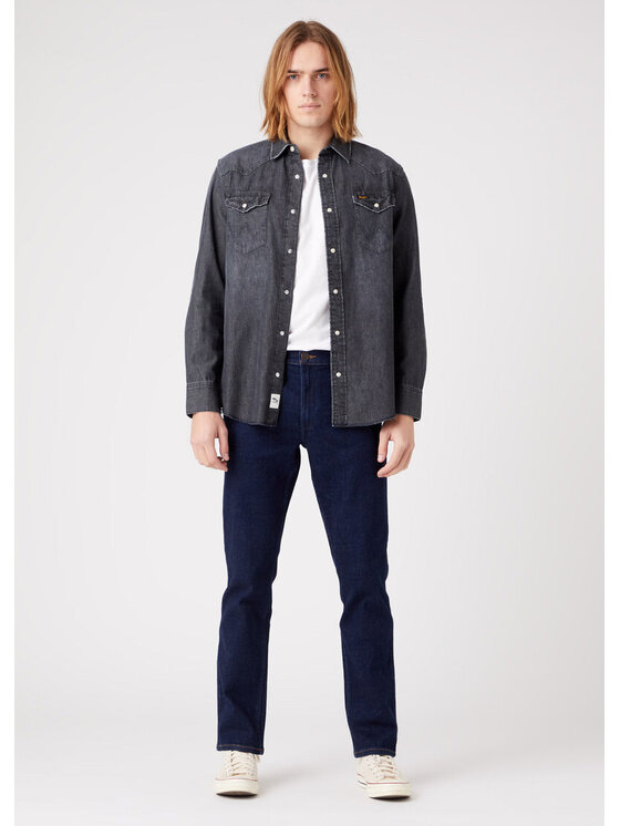 Wrangler Wrangler Jeansy GREENSBORO Niebieski Regular Fit