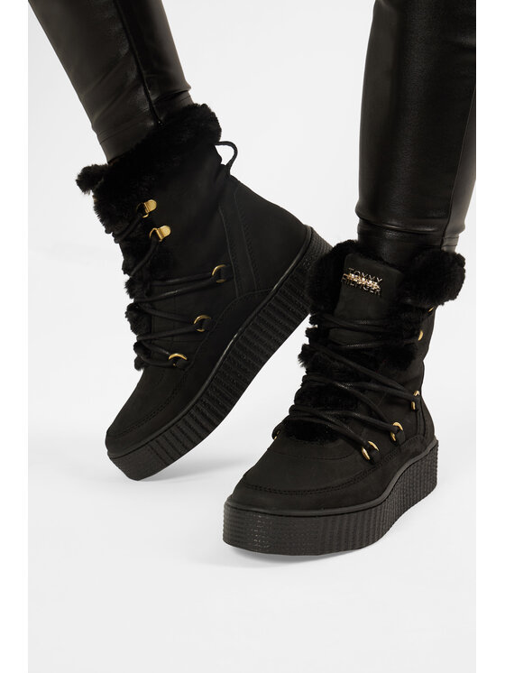 tommy warm lined lace up bootie fw0fw05285