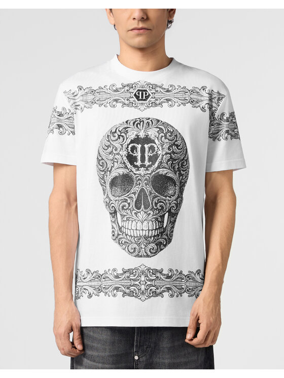 PHILIPP PLEIN PHILIPP PLEIN T-shirt 31294 Bianco Regular Fit