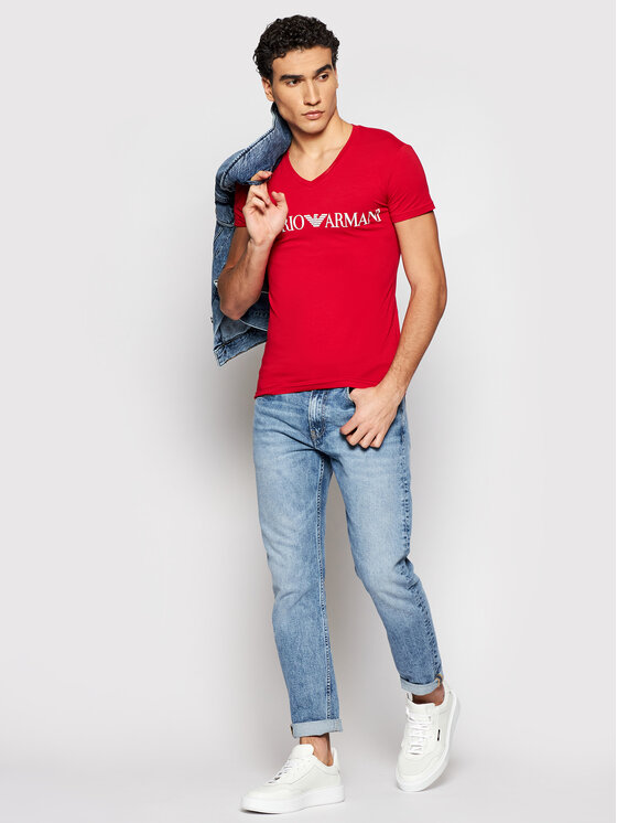 T-shirt 110810 1P516 06574 Rosso Regular Fit