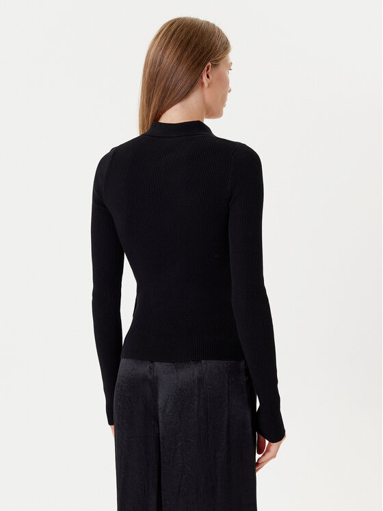 Marella Marella Megztinis Plume 2525366111 Juoda Slim Fit