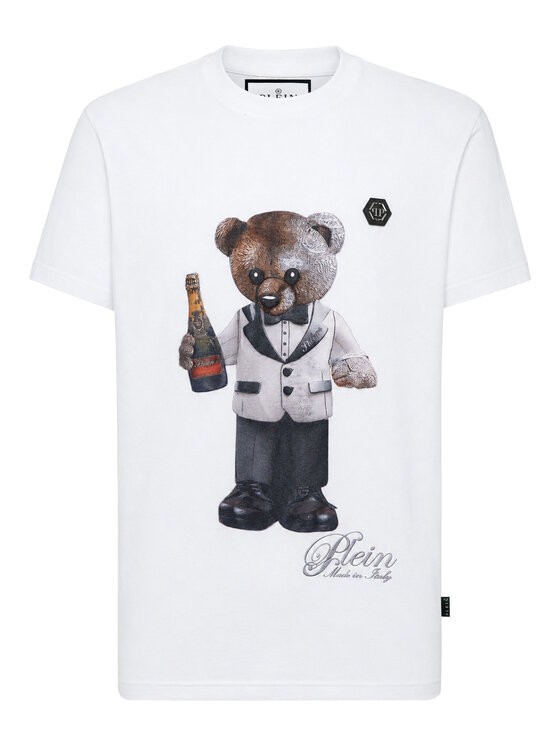 PHILIPP PLEIN PHILIPP PLEIN T-Shirt 27135 Bílá Regular Fit