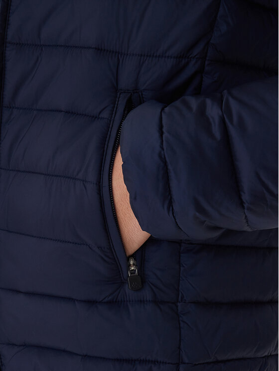Kappa Kappa Kurtka przejściowa Logo Astrom 34243TW Granatowy Regular Fit