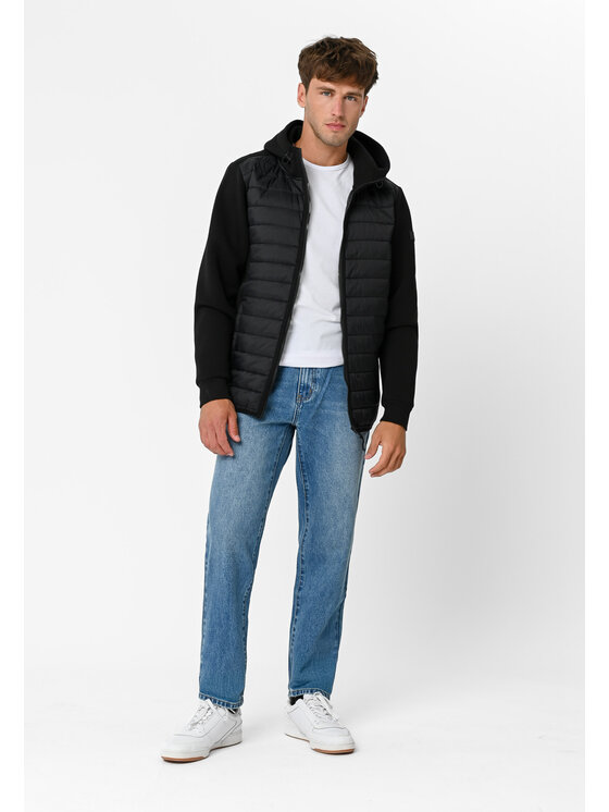 Volcano Volcano Bluza B-KLARK Czarny Regular Fit