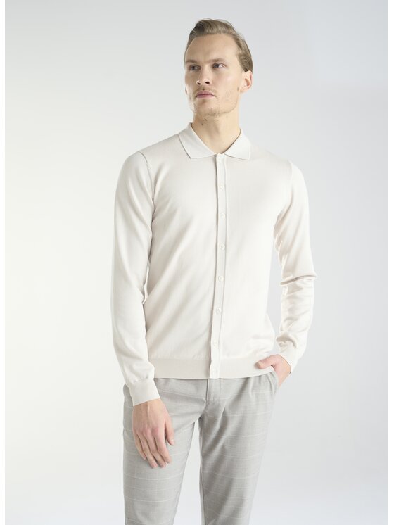 Pako Lorente Pako Lorente Kardigan P24SF-2X-001 Beżowy Classic Fit