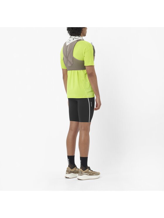 Salomon Salomon Koszulka techniczna SENSE AERO GRAPHIC Zielony jasny Slim Fit