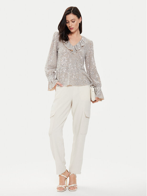 Karen by Simonsen Karen by Simonsen Blusa Nova 10104867 Argento Regular Fit