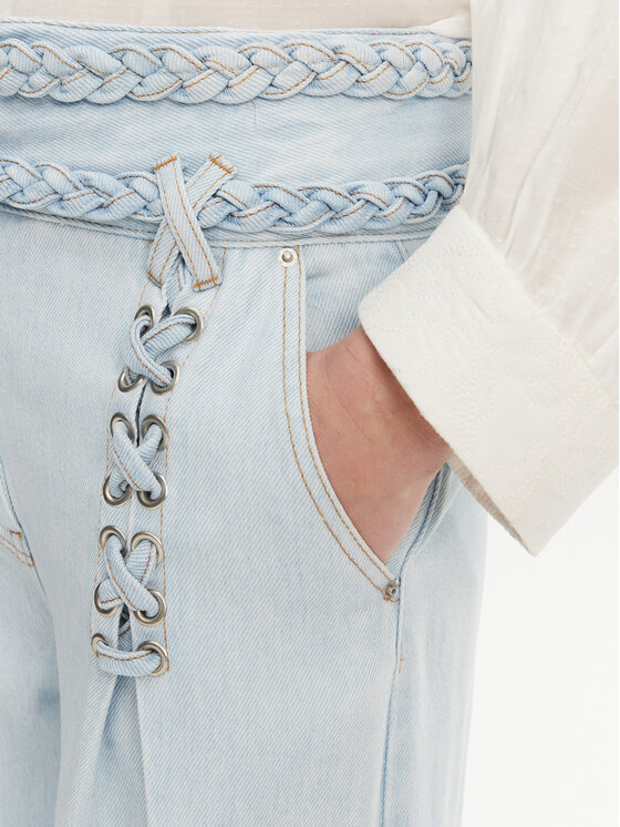 Munthe Munthe Blugi Fedumo 251140825110 Albastru celest Wide Leg
