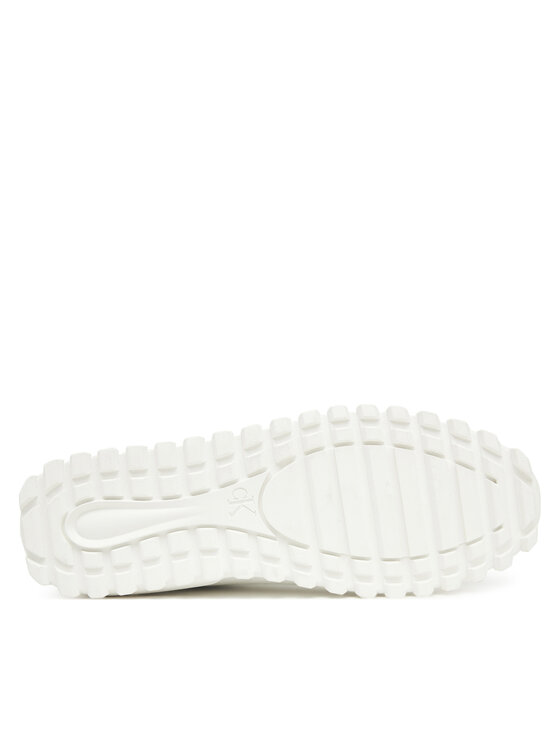 Calvin Klein Calvin Klein Sneakersy Low Profile Runner Lth Mg YW0YW02049 Bílá