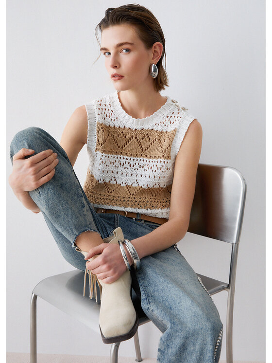 Liu Jo Liu Jo Maglione WA6229MA86RC3943 Viola Regular Fit