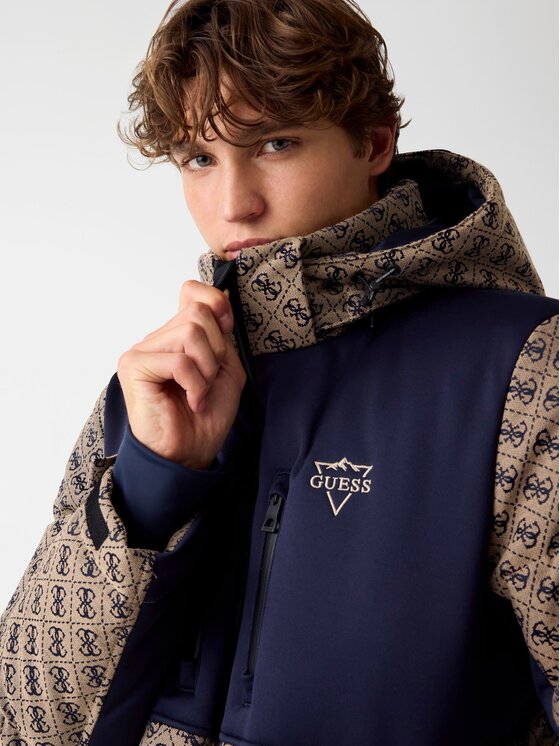 Guess Guess Pārejas jaka 179584 Bēšs Classic Fit