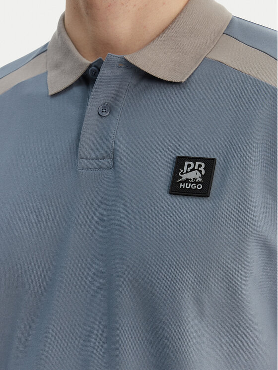 HUGO HUGO Tricou polo Dunios_RB 50559650 Albastru Regular Fit