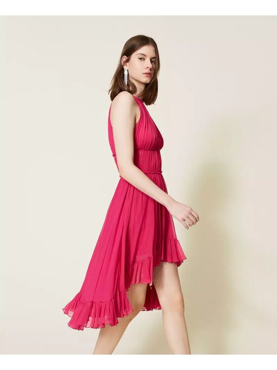 TWINSET TWINSET Sukienka letnia TT2475115 Różowy Modern Fit