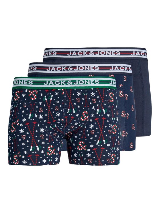 Jack&Jones Junior Set 3 Parov Boksaric 12246624 Mornarsko Modra