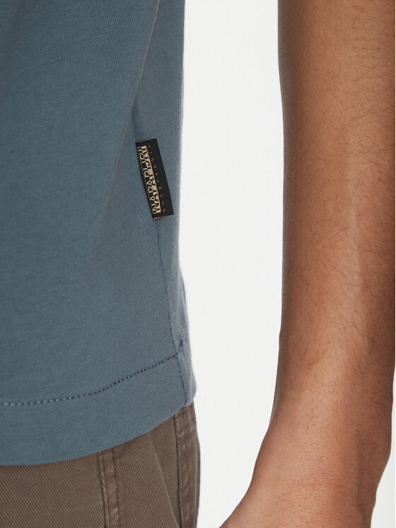 Napapijri Napapijri T-särk S-box Logo NP0A4I3L Roheline Regular Fit