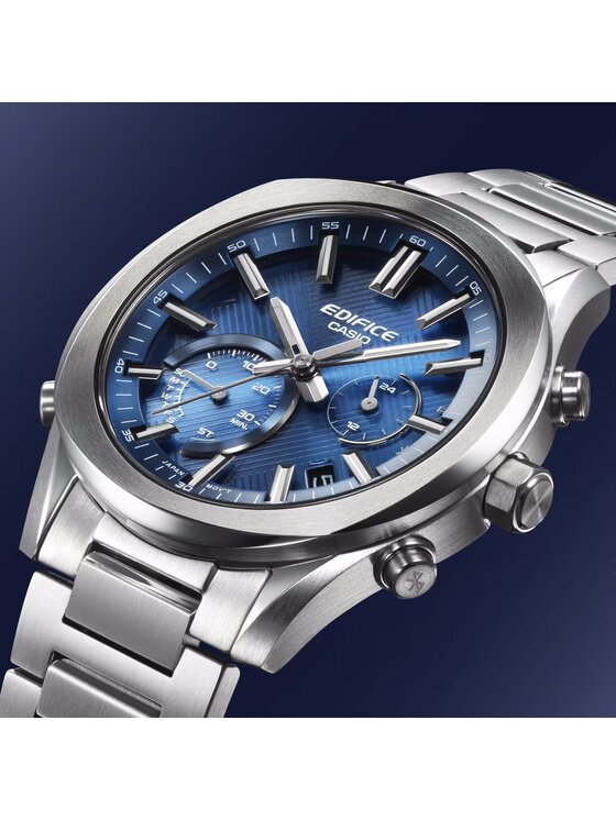 Casio Casio Zegarek EQB-1300D-2AEF Srebrny