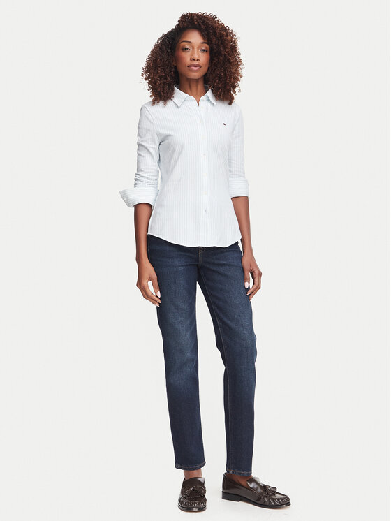 Tommy Hilfiger Tommy Hilfiger Jeansy Harlow WW0WW52184 Granatowy Slim Fit