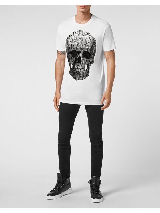 PHILIPP PLEIN PHILIPP PLEIN Tričko 2591 Biela Regular Fit