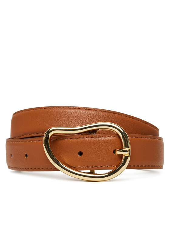 Curea de Damă Pieces Pcsigne Jeans Belt 17156585 Maro