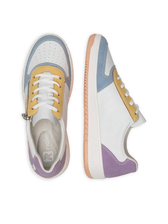 Rieker Rieker Sneakersy M5520-91 Biały
