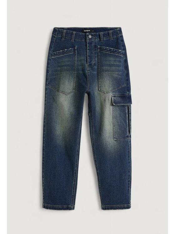 Desigual Desigual Τζιν DENIM_PARKER Μπλε Baggy Fit