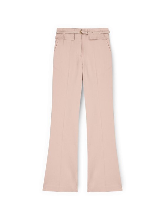 Motivi Motivi Spodnie materiałowe P080Q004526N006 Różowy Flare Fit