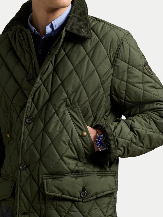 Polo Ralph Lauren Polo Ralph Lauren Μπουφάν μεταβατικό 710938510002 Πράσινο Regular Fit