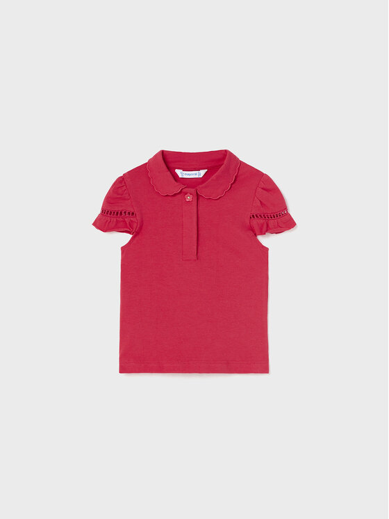 Mayoral Polokošeľa 1191 Červená Regular Fit