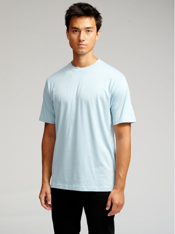 TeeShoppen TeeShoppen T-Shirt 'Oversized Collection' Niebieski Oversize